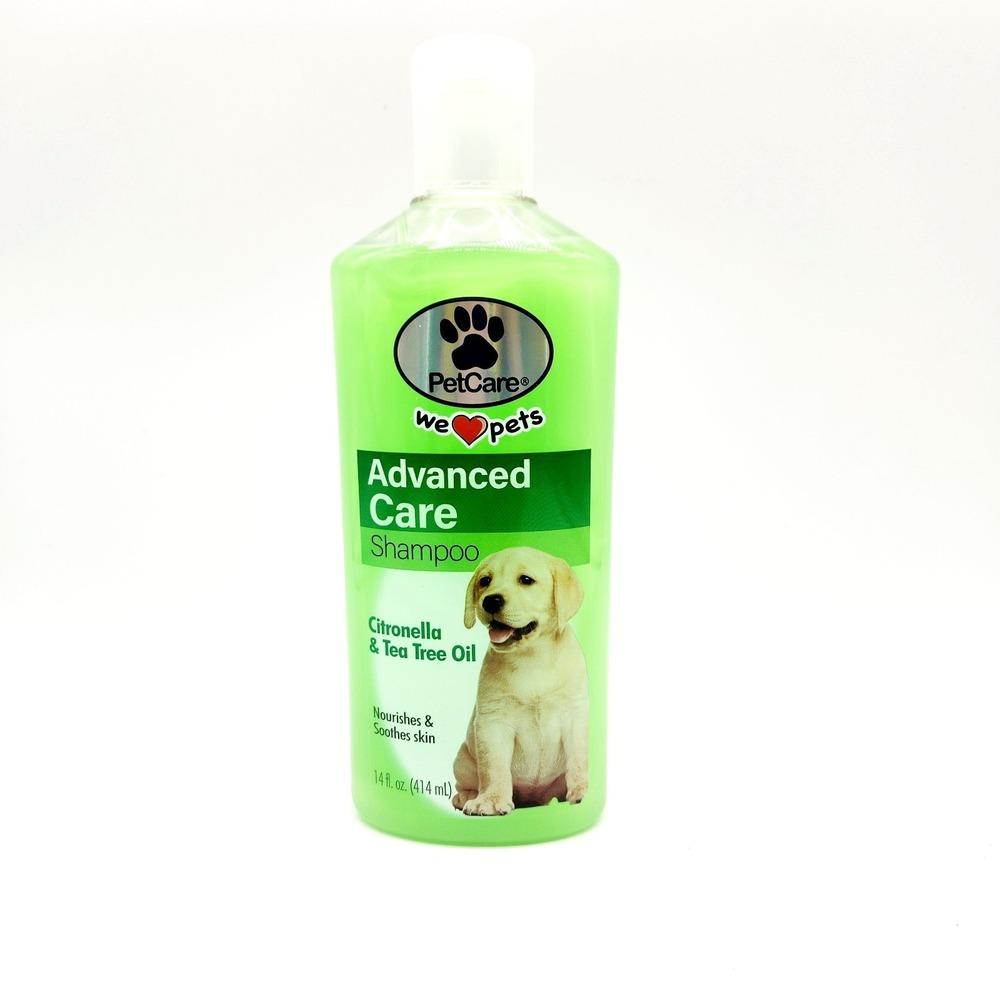 PetCare Advanced Care Pet Shampoo Citronella Tea Tree 14 fl oz Dogs Soothing